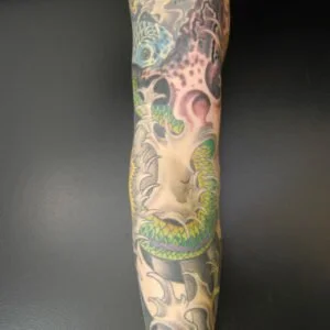 sam_portfolio02 Snake Sleeve Tattoo