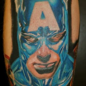 sam_portfolio15 Captain America Character Tattoo